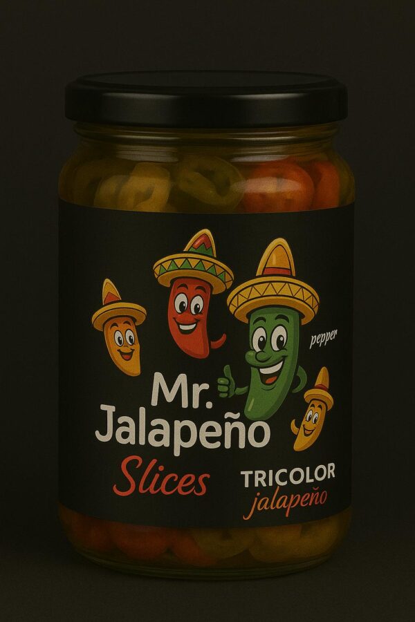jalapeno trio SlicedTrio Colored Jalapeno Pepper