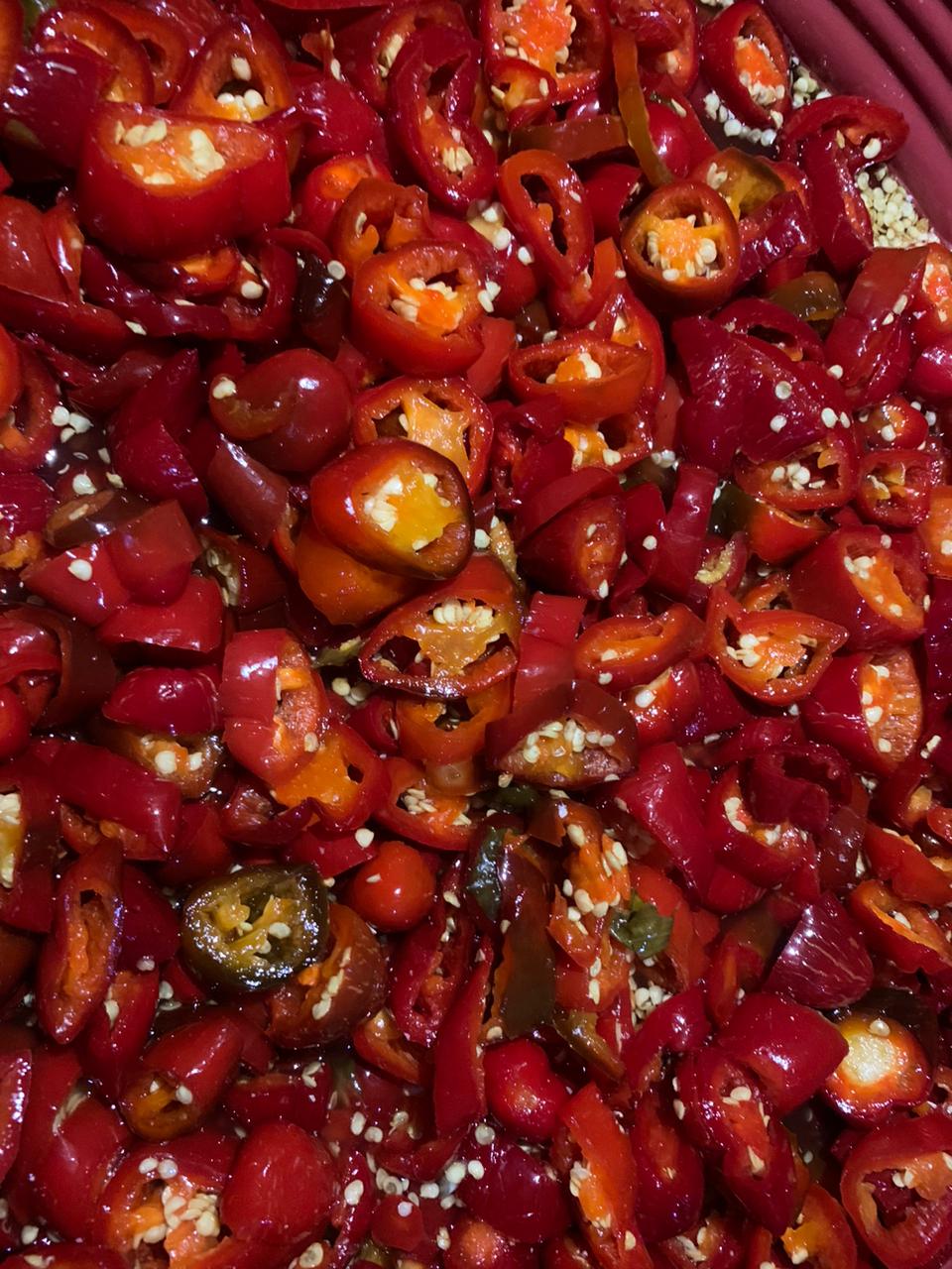 Sliced Red Jalapeno Pepper