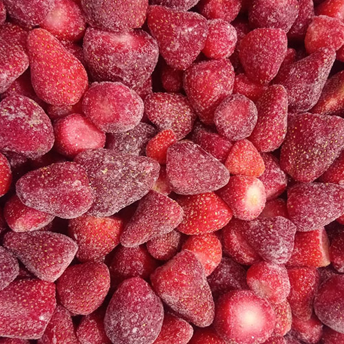 Frozen strawberries