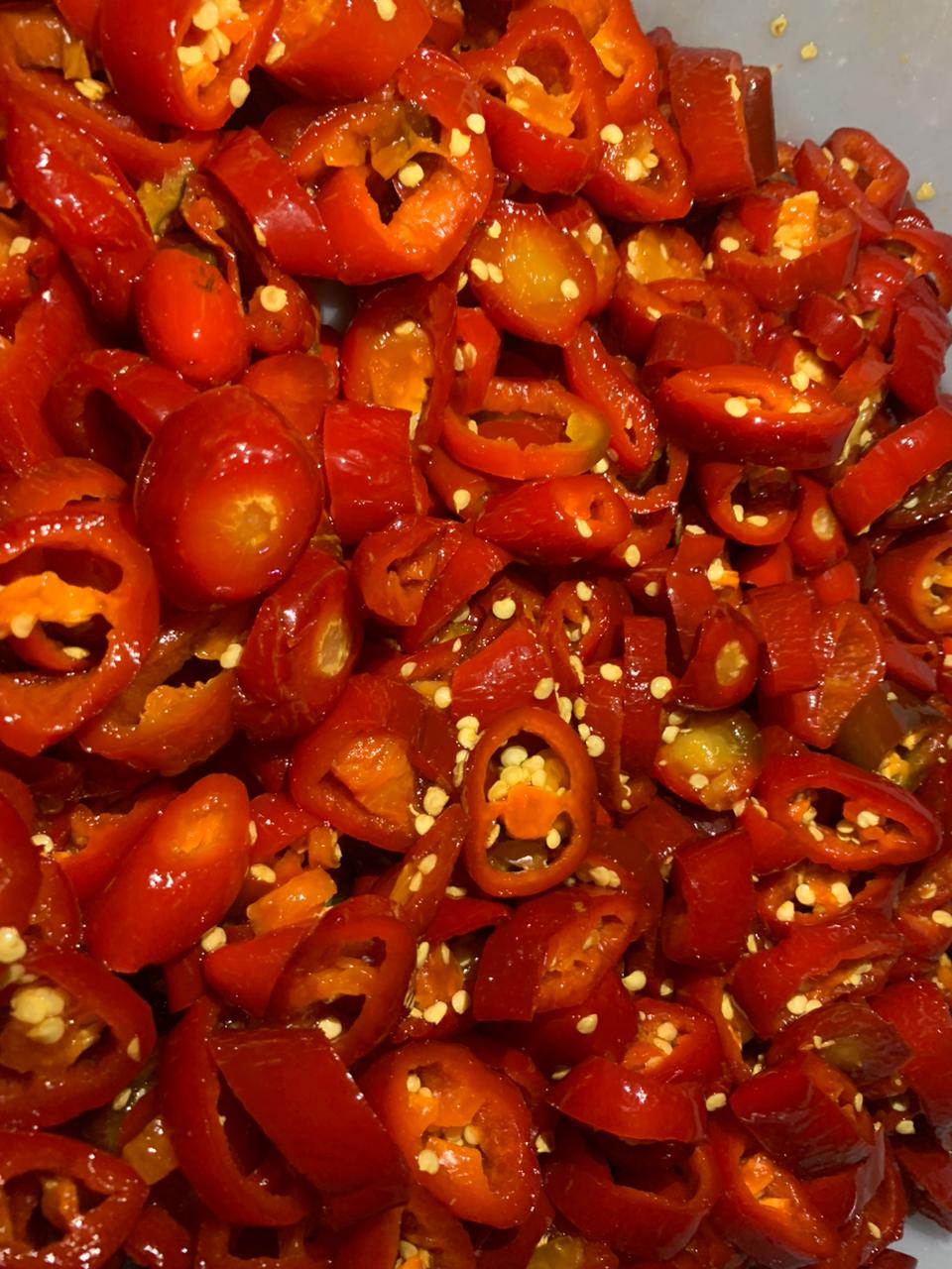 Sliced Red Jalapeno Pepper