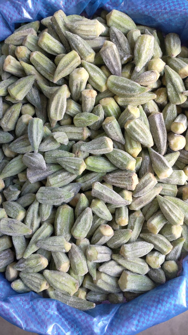 Frozen okra