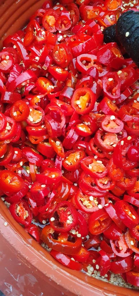 Sliced Red Jalapeno Pepper