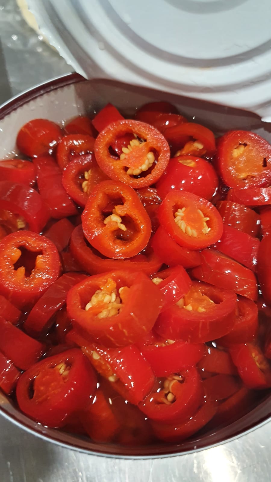 Sliced Red Jalapeno Pepper
