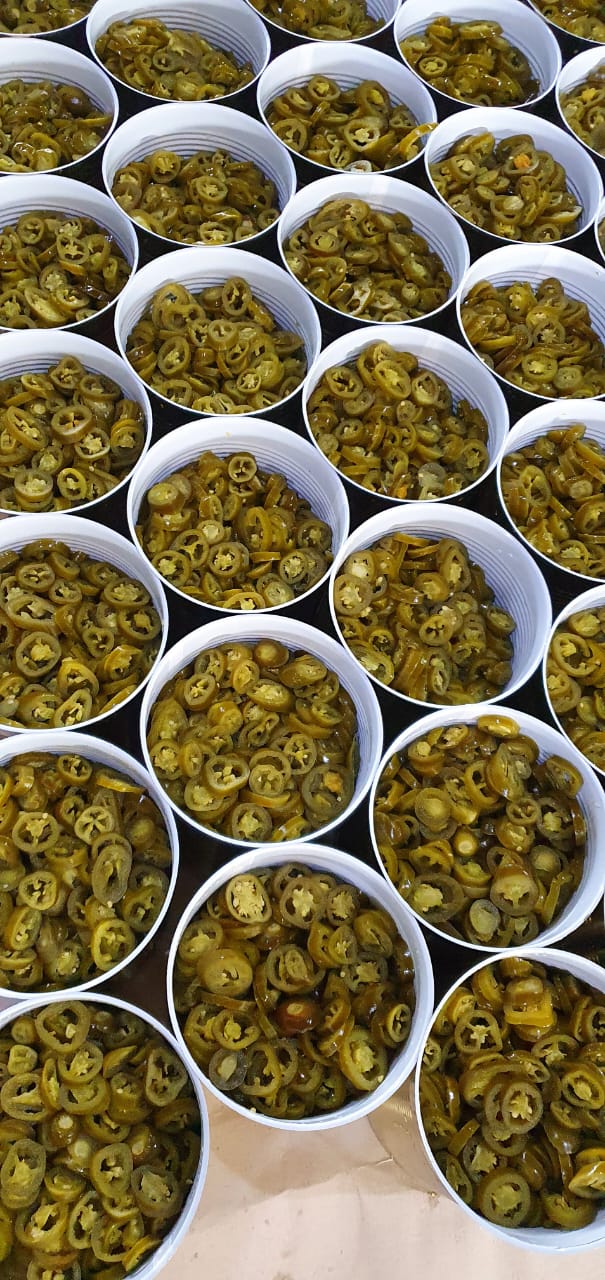 5 Sliced Green Jalapeno Pepper