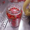 Whole hot piri piri peppers